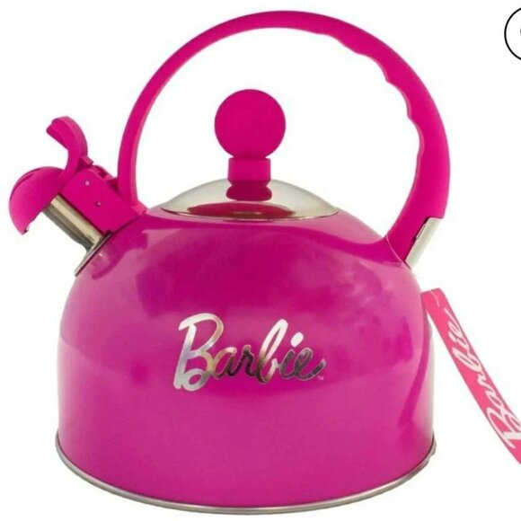 New pink barbie tea kettle tea pot stainless steel teapot - Picture 4 of 4